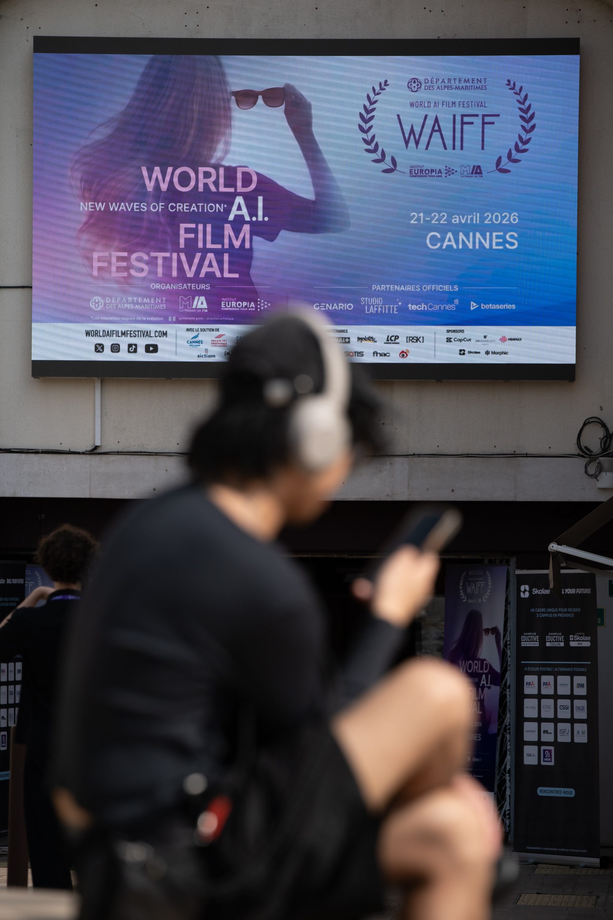 Les Arcades venue, WAIFF France, Cannes April 2026
