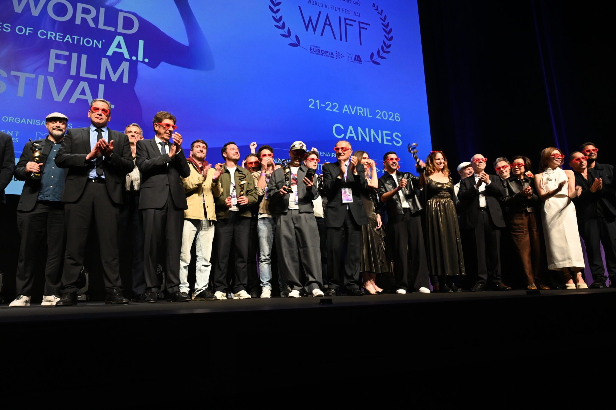 Trophy presentation, WAIFF France, Cannes April 2026